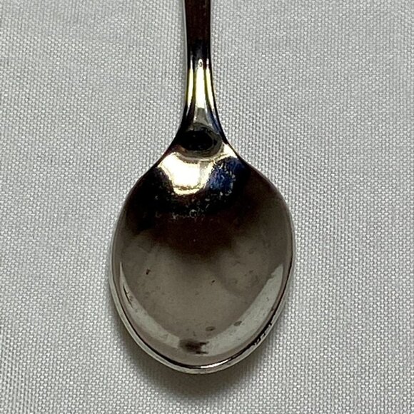 Arizona Route 66 Souvenir Spoon Silver Tone Enamel Shield Travel Collector 3.5" - Picture 3 of 8